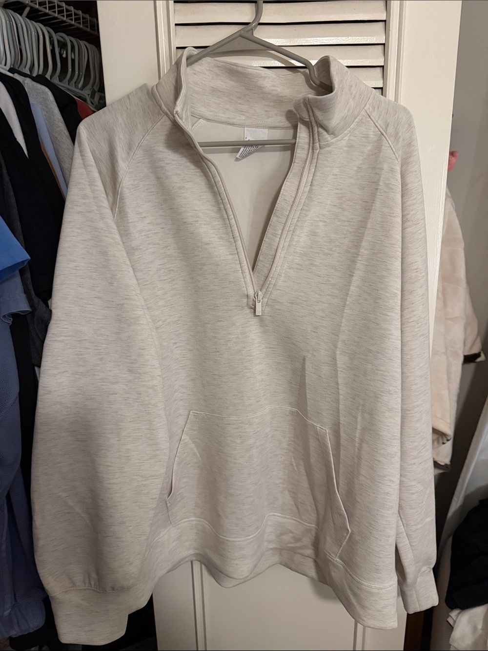 all in motion heathered Quarter-Zip Pullover